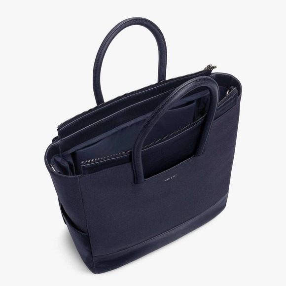 Matt and Nat PERCIO Canvas Vegan Leather Diaper Bag